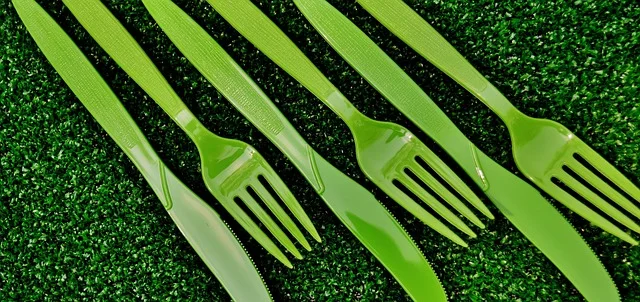 disposable vapes - cutlery, disposable, green, nature, plastic, fork, knife, picnic, summer